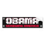 OBAMA - SCREWING AMERICA BUMPER STICKER