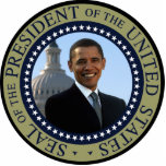 Obama Seal Blue Photo Sculpture photo sculptures