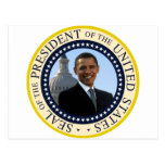 Obama Seal Blue Post Card