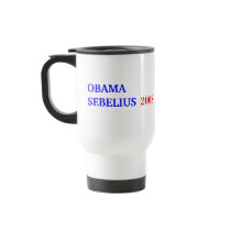 OBAMA SEBELIUS 2008 MUG