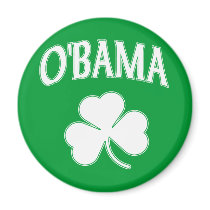 Obama Shamrock Fridge Magnets