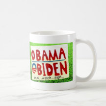 Obama Sign Watch Mug
