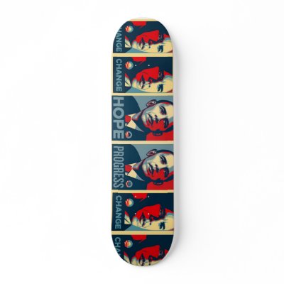 Obama Skate Board by Jakkattackk