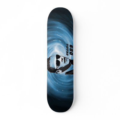 OBAMA SKATEBOARD by funny_tshirt