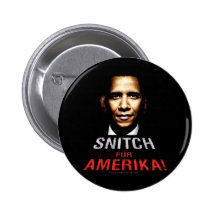 Obama Snitch Pinback Buttons