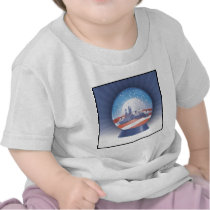 obama snow globe t-shirts
