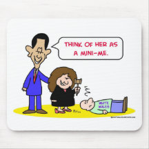 Obama sotomayor white males mini-me mouse mats