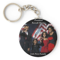 Obama Souvenir Round Keychain