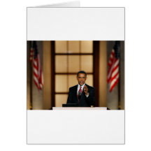 Obama-Speech Greeting Card