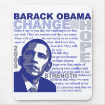 Obama Speech Mouse Pads
