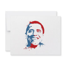 Obama splat personalized announcements
