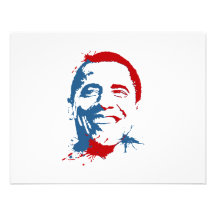 Obama splat personalized announcements