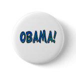 OBAMA SPLATTER  BUTTON