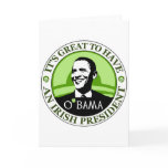 Obama St. Patrick's Day cards