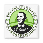 Obama St. Patrick's Day magnets