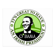 Obama St. Patrick's Day Post Cards