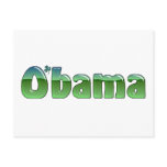 O'Bama St. Patrick's Day postcards