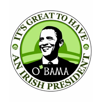 Obama St. Patrick's Day T Shirt by eventfulcards