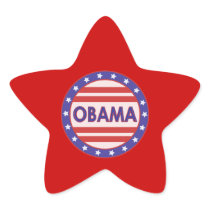 OBAMA Star Stickers
