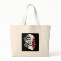 Obama StStripe 3black Tote Bag