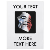 Obama StStripe 3black Full Color Flyer