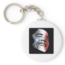 Obama StStripe 3black Keychains