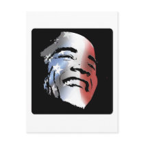 Obama StStripe 3black Post Cards
