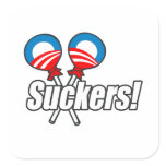 Obama Suckers! stickers