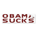 Obama Sucks Bumper Sticker bumper stickers