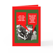 Obama sucks Christmas Greeting Cards