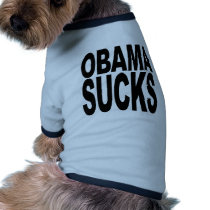 Obama Sucks Pet T-shirt