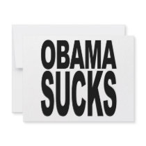 Obama Sucks Personalised Invitation