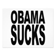 Obama Sucks Personalised Invitation