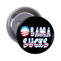 Obama Sucks Pinback Buttons