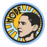 Obama Sun Hope Stickers