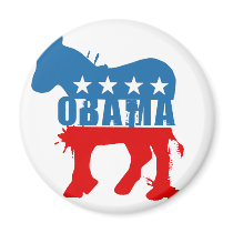 Obama T-shirt Fridge Magnets