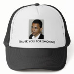 Obama, Thank You For Smoking hats