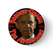 Obama The AntiChrist Pin