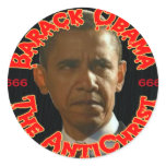 Obama The AntiChrist Stickers
