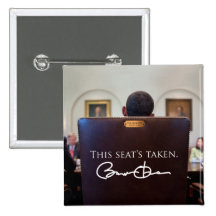OBAMA: This Seat's Taken. Button