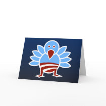 Obama Turkey Greeting Cards