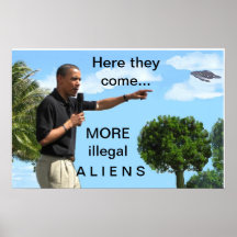 Obama & UFO Posters