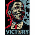 Obama Victory photo sculptures