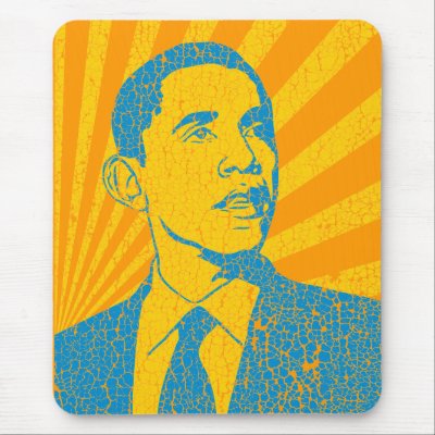 Obama Vintage Mouse Pad by HarryTerry