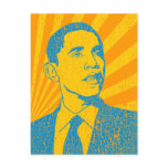 Obama Vintage Postcard