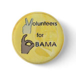 Obama Volunteer Button