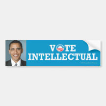 Obama Vote Intellectual Bumper Sticker