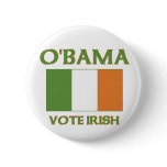 Obama vote Irish button