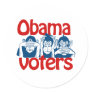 Obama Voters Stickers