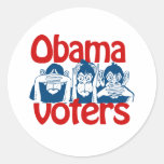 Obama Voters Stickers